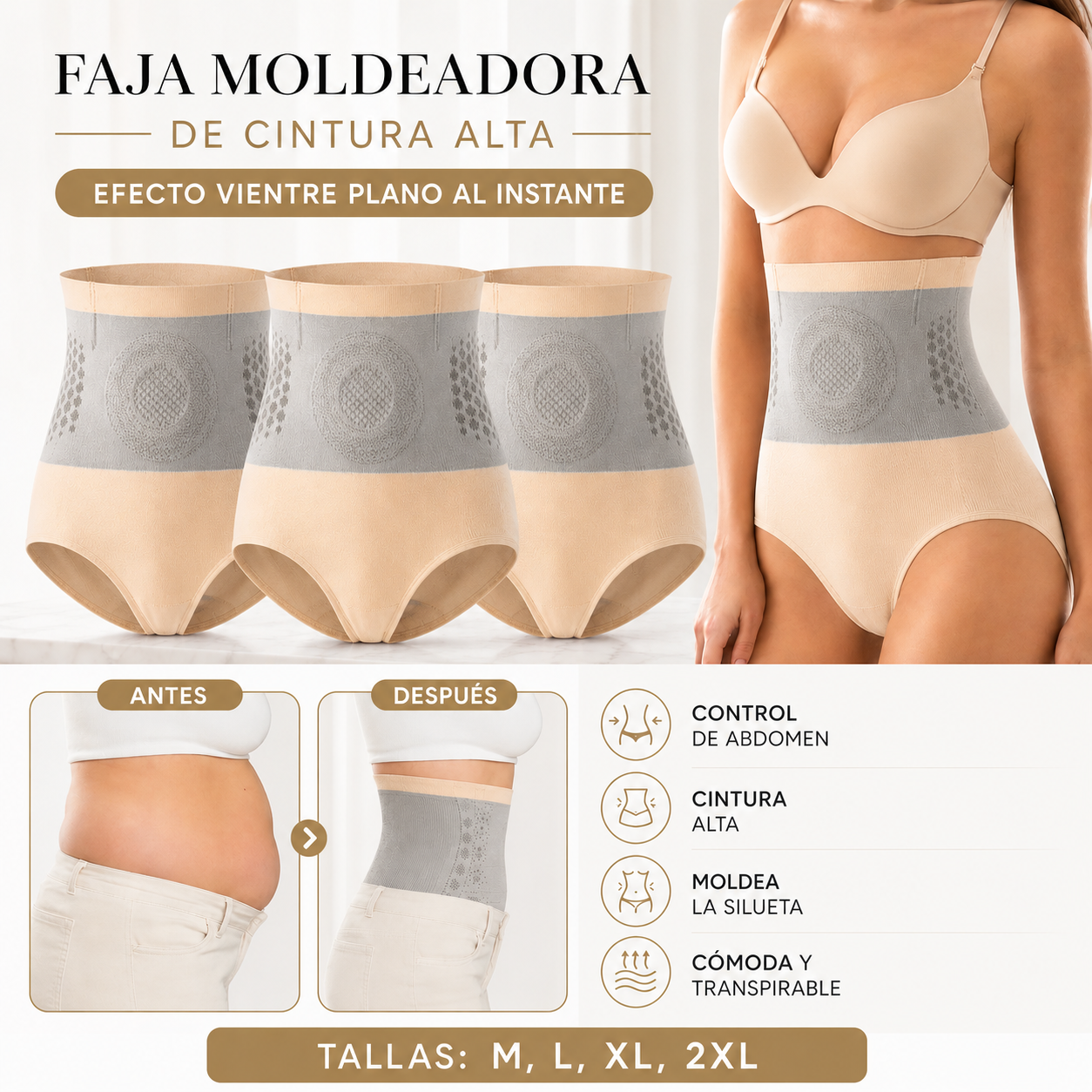 🥳2026 HOT SALE🥳 | 💞 High-waisted shaping shorts 💞95K+ SOLD!🌸Supports firmer, smoother contour. No gym needed.Just 30 minutes per day.