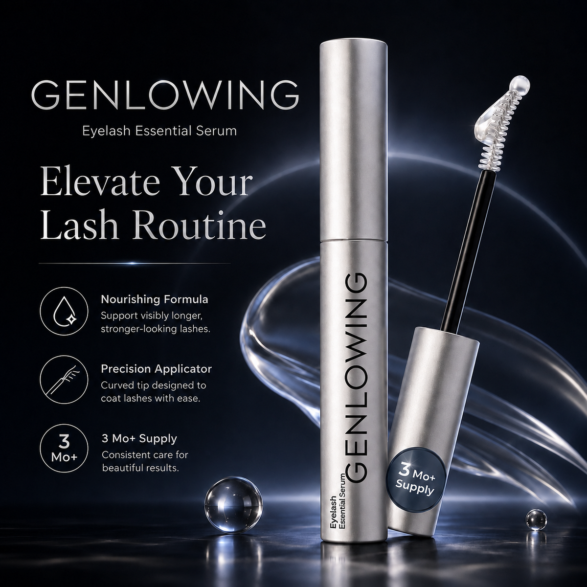 🔥Up To 20% OFF🔥 Buy 1 Get 1 Free| Essential Eyelash Growth Serum - Safe & Gentle Lashes Care
